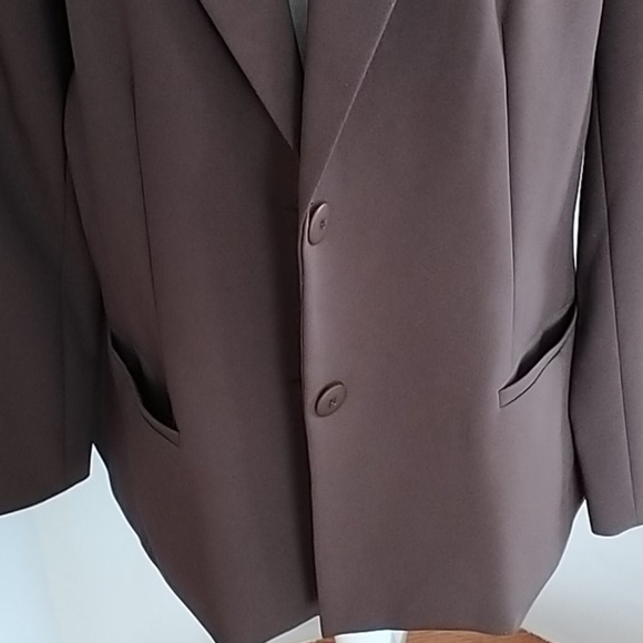 Liz Baker Tall Brown Classic Blazer 16 Tall - Picture 2 of 8
